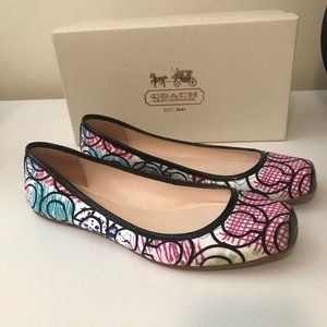 Coach Portia Patchwork OP Art Flats